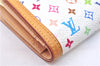 Auth Louis Vuitton Monogram Multicolor Portefeuile Viennois Wallet White 4793E