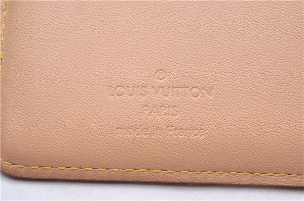 Auth Louis Vuitton Monogram Multicolor Portefeuile Viennois Wallet White 4793E