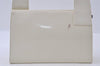 Authentic GUCCI Vintage Shoulder Hand Bag Purse Enamel 0013117 White Junk 4793I