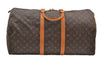 Authentic Louis Vuitton Monogram Keepall 55 Travel Boston Bag M41424 LV 4794E