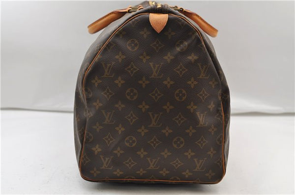 Authentic Louis Vuitton Monogram Keepall 55 Travel Boston Bag M41424 LV 4794E