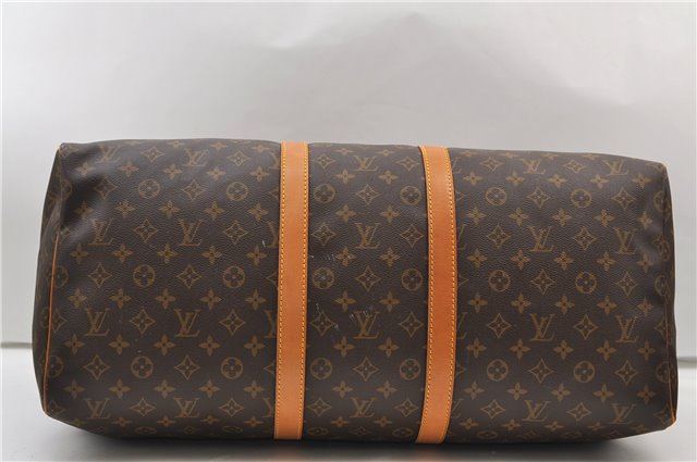 Authentic Louis Vuitton Monogram Keepall 55 Travel Boston Bag M41424 LV 4794E