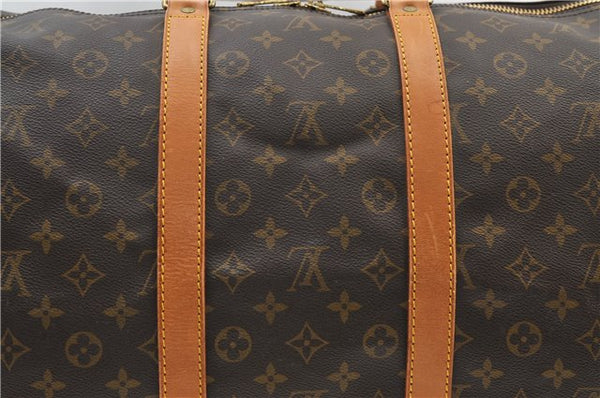 Authentic Louis Vuitton Monogram Keepall 55 Travel Boston Bag M41424 LV 4794E