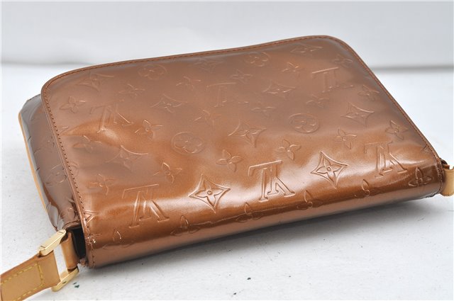 Auth Louis Vuitton Vernis Thompson Street Shoulder Bag M91124 Brown Junk 4795D