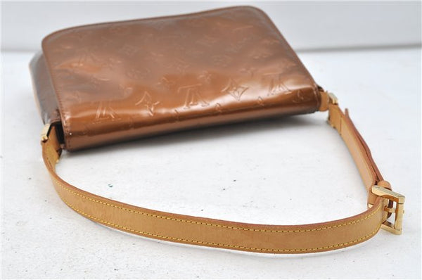 Auth Louis Vuitton Vernis Thompson Street Shoulder Bag M91124 Brown Junk 4795D