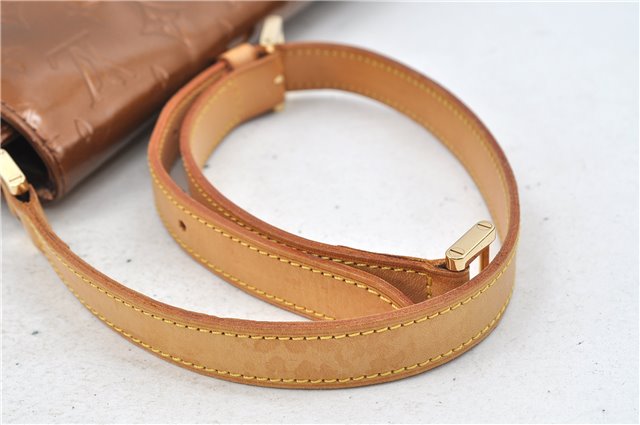 Auth Louis Vuitton Vernis Thompson Street Shoulder Bag M91124 Brown Junk 4795D