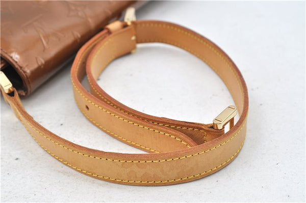 Auth Louis Vuitton Vernis Thompson Street Shoulder Bag M91124 Brown Junk 4795D