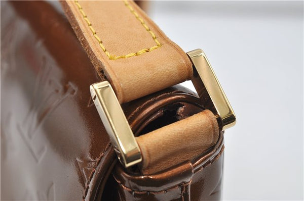 Auth Louis Vuitton Vernis Thompson Street Shoulder Bag M91124 Brown Junk 4795D