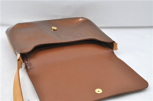 Auth Louis Vuitton Vernis Thompson Street Shoulder Bag M91124 Brown Junk 4795D