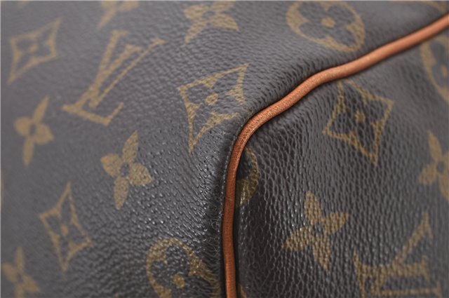 Auth Louis Vuitton Monogram Keepall Bandouliere 55 Boston Bag M41414 LV 4795E