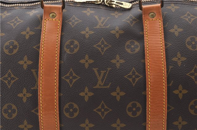 Auth Louis Vuitton Monogram Keepall Bandouliere 55 Boston Bag M41414 LV 4795E