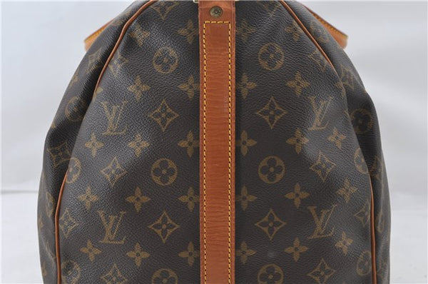 Auth Louis Vuitton Monogram Keepall Bandouliere 55 Boston Bag M41414 LV 4795E