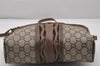 Authentic GUCCI GG Plus Shoulder Cross Body Bag GG PVC Leather Brown Junk 4795I