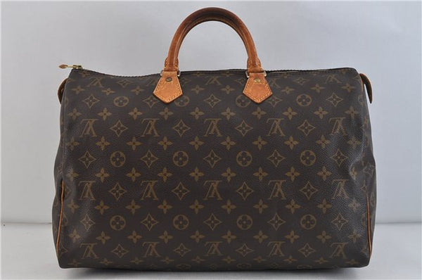 Authentic LOUIS VUITTON Monogram Speedy 40 Hand Bag M41522 LV 4798C