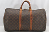 Authentic Louis Vuitton Monogram Keepall 50 Travel Boston Bag M41426 LV 4798I
