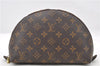 Auth LOUIS VUITTON Monogram Trousse Demi Ronde 23 Cosmetic Pouch M47520 LV 4799C