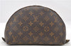 Auth LOUIS VUITTON Monogram Trousse Demi Ronde 23 Cosmetic Pouch M47520 LV 4799C