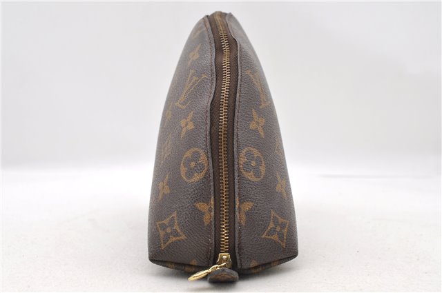 Auth LOUIS VUITTON Monogram Trousse Demi Ronde 23 Cosmetic Pouch M47520 LV 4799C