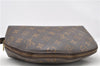 Auth LOUIS VUITTON Monogram Trousse Demi Ronde 23 Cosmetic Pouch M47520 LV 4799C