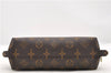 Auth LOUIS VUITTON Monogram Trousse Demi Ronde 23 Cosmetic Pouch M47520 LV 4799C