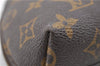 Auth LOUIS VUITTON Monogram Trousse Demi Ronde 23 Cosmetic Pouch M47520 LV 4799C