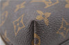 Auth LOUIS VUITTON Monogram Trousse Demi Ronde 23 Cosmetic Pouch M47520 LV 4799C