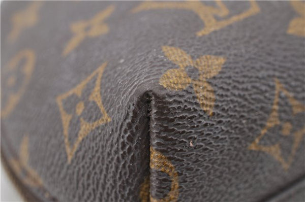Auth LOUIS VUITTON Monogram Trousse Demi Ronde 23 Cosmetic Pouch M47520 LV 4799C
