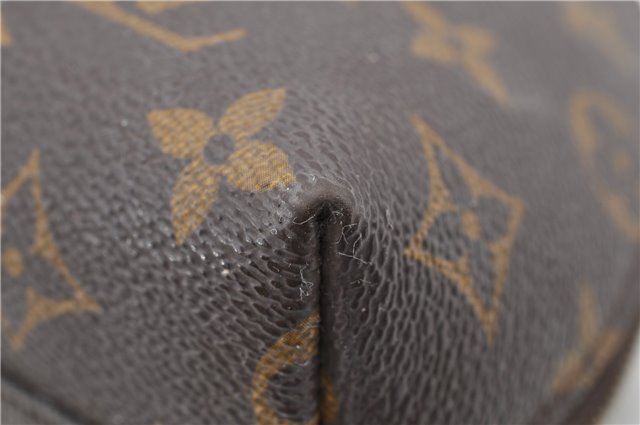 Auth LOUIS VUITTON Monogram Trousse Demi Ronde 23 Cosmetic Pouch M47520 LV 4799C