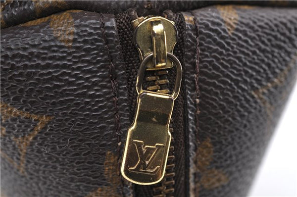 Auth LOUIS VUITTON Monogram Trousse Demi Ronde 23 Cosmetic Pouch M47520 LV 4799C