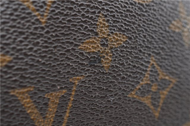 Auth LOUIS VUITTON Monogram Trousse Demi Ronde 23 Cosmetic Pouch M47520 LV 4799C