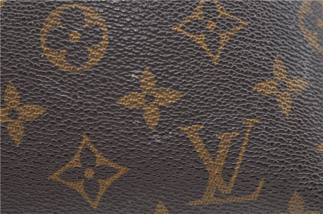 Auth LOUIS VUITTON Monogram Trousse Demi Ronde 23 Cosmetic Pouch M47520 LV 4799C