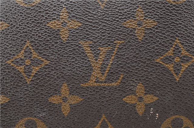 Auth LOUIS VUITTON Monogram Trousse Demi Ronde 23 Cosmetic Pouch M47520 LV 4799C