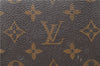 Auth LOUIS VUITTON Monogram Trousse Demi Ronde 23 Cosmetic Pouch M47520 LV 4799C