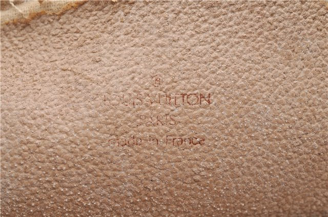Auth LOUIS VUITTON Monogram Trousse Demi Ronde 23 Cosmetic Pouch M47520 LV 4799C