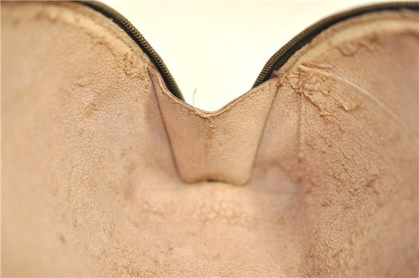 Auth LOUIS VUITTON Monogram Trousse Demi Ronde 23 Cosmetic Pouch M47520 LV 4799C