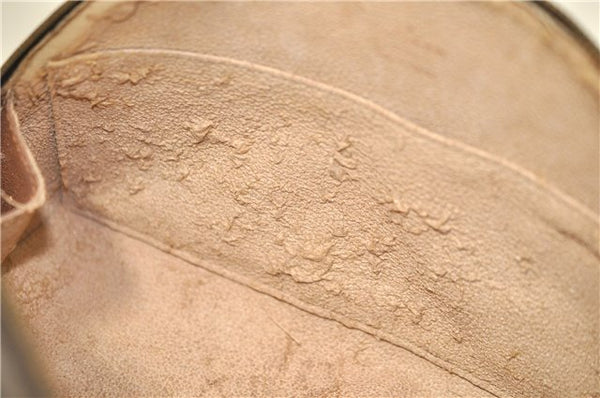 Auth LOUIS VUITTON Monogram Trousse Demi Ronde 23 Cosmetic Pouch M47520 LV 4799C