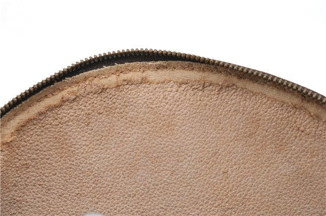 Auth LOUIS VUITTON Monogram Trousse Demi Ronde 23 Cosmetic Pouch M47520 LV 4799C