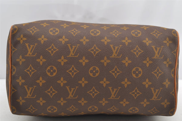 Authentic Louis Vuitton Monogram Speedy 30 Hand Boston Bag Old Model LV 4799I