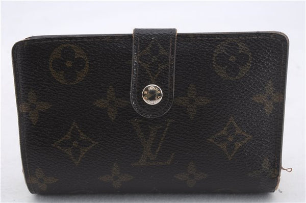 Auth Louis Vuitton Monogram Portefeuille Viennois Purse Wallet M61674 LV 4800D