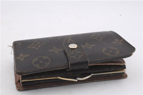 Auth Louis Vuitton Monogram Portefeuille Viennois Purse Wallet M61674 LV 4800D