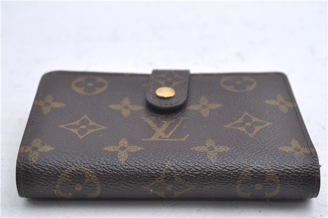 Louis Vuitton Monogram Porte Monnaie Billets Viennois M61663 Wallet Junk 4801D