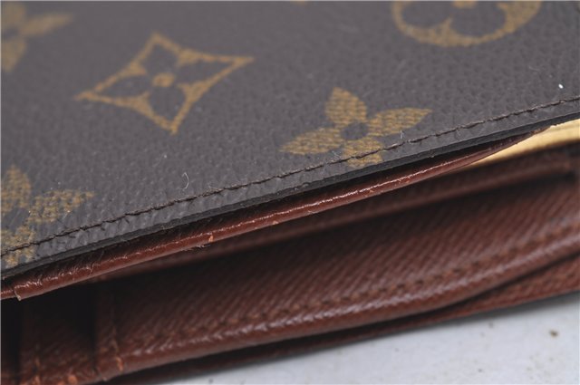 Louis Vuitton Monogram Porte Monnaie Billets Viennois M61663 Wallet Junk 4801D