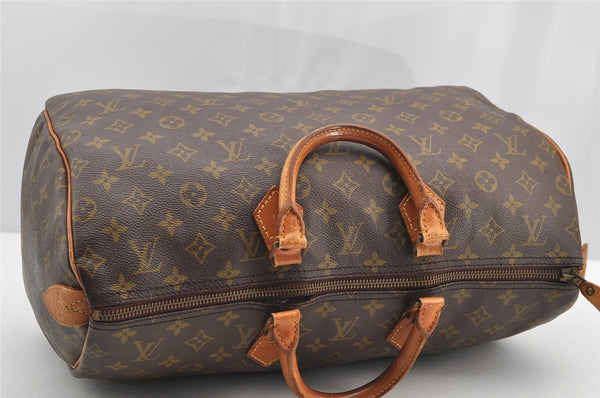 Authentic Louis Vuitton Monogram Speedy 40 Hand Boston Bag Old Model LV 4801I