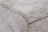 Authentic GUCCI Guccissima Sukey Shoulder Tote Bag GG Leather 211944 White 4802E