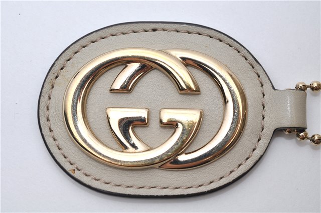 Authentic GUCCI Guccissima Sukey Shoulder Tote Bag GG Leather 211944 White 4802E