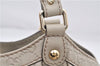 Authentic GUCCI Guccissima Sukey Shoulder Tote Bag GG Leather 211944 White 4802E