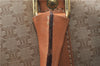 Authentic CELINE Macadam Blason Pattern Boston Hand Bag PVC Leather Beige 4803D