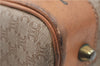 Authentic CELINE Macadam Blason Pattern Boston Hand Bag PVC Leather Beige 4803D