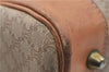 Authentic CELINE Macadam Blason Pattern Boston Hand Bag PVC Leather Beige 4803D