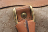 Authentic CELINE Macadam Blason Pattern Boston Hand Bag PVC Leather Beige 4803D
